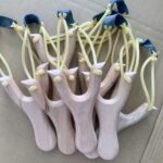 Tirachinas de Madera Maciza de Haya. Horquilla Clásica Elástica para Tiro al Aire Libre. Juguete Tradicional para Niños y Adultos. - Image 2