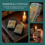 Encendedor de Metal Recargable Colorido. Estilo Clásico sin Aceite para Colección. Regalo Perfecto para Novio y Hombre. - Image 5