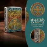 Encendedor de Metal Recargable Colorido. Estilo Clásico sin Aceite para Colección. Regalo Perfecto para Novio y Hombre. - Image 6